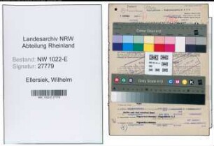 Entnazifizierung Wilhelm Ellersiek , geb. 31.08.1885 (Postamtmann)