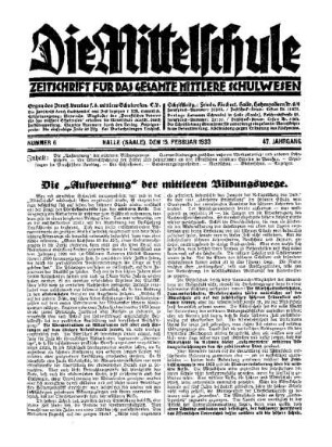 Die "Aufwertung" der mittleren Bildungswege