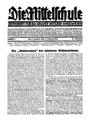 Die "Aufwertung" der mittleren Bildungswege