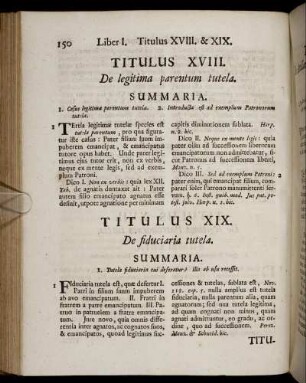 Titulus XVIII. De legitima parentum tutela
