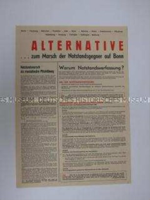Sonderdruck zur Rechtfertigung der Notstandsgesetze in der Bundesrepublik
