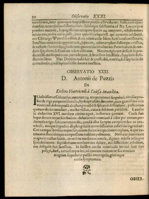 Observatio XXXI.-XL.