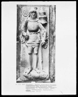 Grabstein des Johanniterordensritters Kunz von Haberkorn