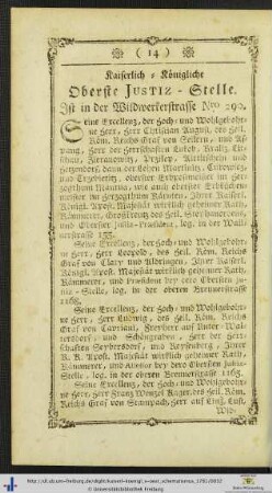 Kaiserlich-Königliche Oberste Justiz-Stelle.