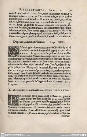 31. De praesiciendis locis Mercurij.