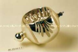 Historisches Weihnachtsornament - 3 Halbkugeln Reflex