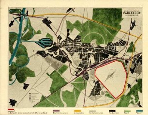 "Landeshauptstadt Karlsruhe - lhre Eignung als künftiger Zeppelin-Luftschiffhafen"