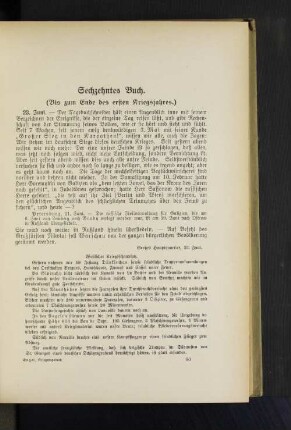 Sechzehntes Buch. (Bis zum Ende des ersten Kriegsjahres.)