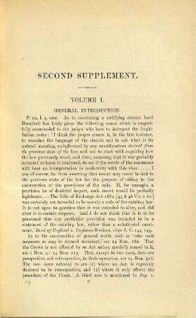 The Anglo-Indian Codes : Edited by Whitley Stokes, II' Supplement