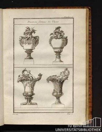 Planche 175. Diverses formes de Vases.