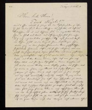 Brief an Mama, 23.11.1910, Tendaguru