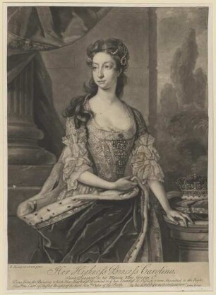 Bildnis der Carolina, Königin von Großbritannien