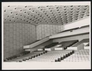 Philharmonie, Berlin-Wilmersdorf: Modell Zuschauerraum