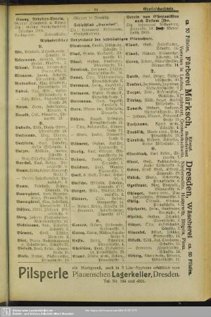 Einwohnerverzeichnis : Alphabetisches Verzeichnis der selbständigen Einwohner
