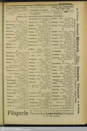 Einwohnerverzeichnis : Alphabetisches Verzeichnis der selbständigen Einwohner