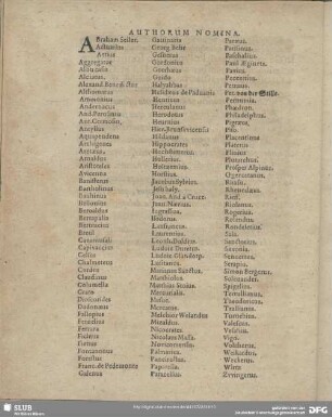 Authorum Nomina