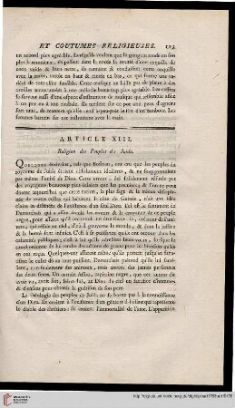 Article XIII
