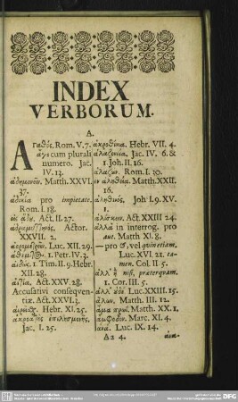 Index Verborum