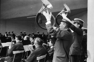 Stadtgartenkonzert mit Musikern aus der Partnerstadt Nancy.