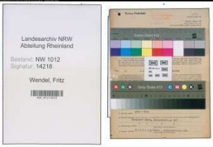 Entnazifizierung Fritz Wendel , geb. 22.05.1902 (Jurist)