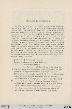51: Delische Bauinschrift