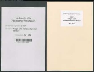 Amt Schlüsselburg - Bauerschaft Döhren: Unterlagen der Revisionskommission - Band 1