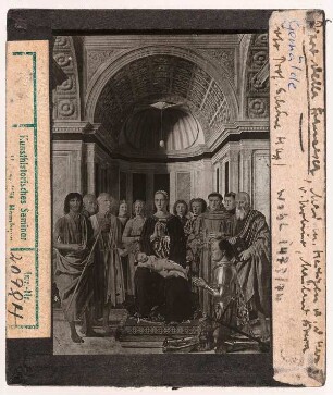 Piero dei Franceschi (Piero della Francesca): Madonna mit Heiligen. Mailand, Brera