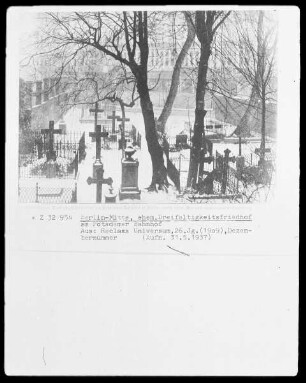 Ehemaliger Dreifaltigkeitsfriedhof am Potsdamer Bahnhof, Berlin-Mitte