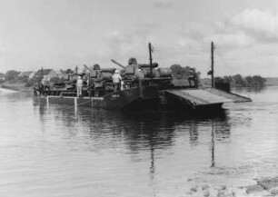 Erprobung Gierfähre Niegripp/Elbe