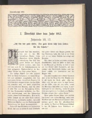Jahresbericht 1912