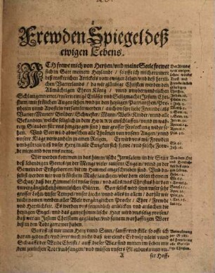 Frewden-Spiegel deß ewigen Lebens