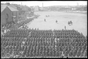 Döbeln. Abmarsch von der Parade, 11.Infanterie-Regiment No. 139