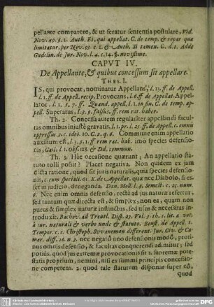 Caput IV. De Appellante, & quibus concessus sit appellare