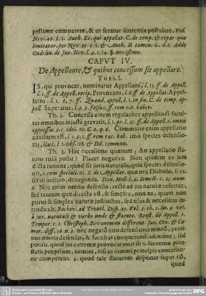 Caput IV. De Appellante, & quibus concessus sit appellare
