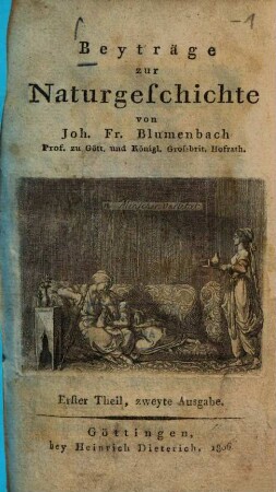 Beyträge zur Naturgeschichte, 1