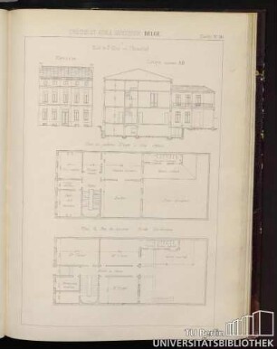 Planche No. 38 Crèche et école Gardienne Belge. École de St. Gilles - (Bruxelles)