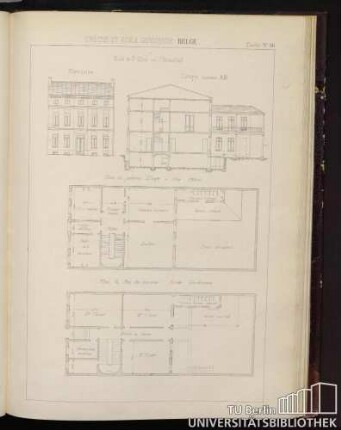 Planche No. 38 Crèche et école Gardienne Belge. École de St. Gilles - (Bruxelles)