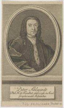 Bildnis des Peter Ahlwardt