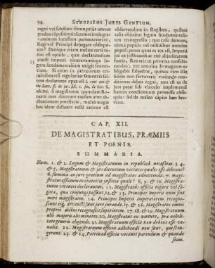 Cap. XII. De Magnistratibus, Præmiis Et Poenis.