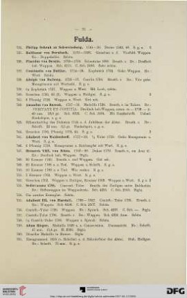 Fulda (Nr. 734-766)