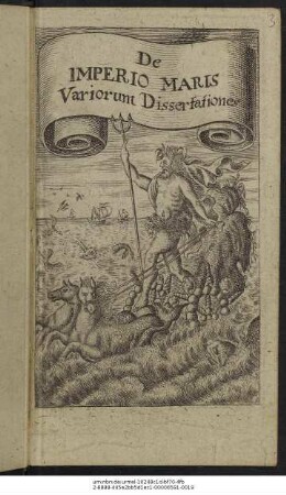 De Imperio Maris Variorum Dissertationes