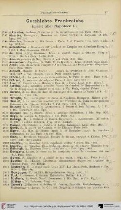 Geschichte Frankreichs (Nr. 2786-3038)