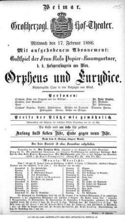 Orpheus und Eurydice