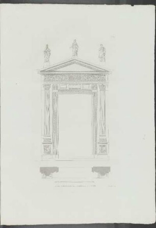 Pl. 34. Porte Laterale De La Cathedrale De Catane.