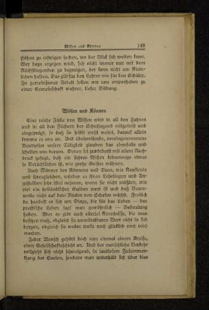 Wissen und Können