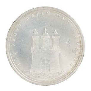 Münze, 10 Deutsche Mark, 1989