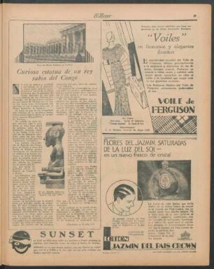 Curiosa estatua de un rey sabio del Congo
