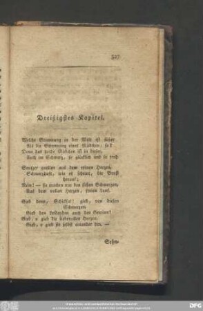 Dreißigstes Kapitel.