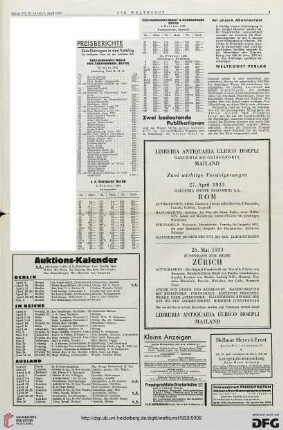 Nr. 14 (2. Apr. 1933), S. 3: Preisberichte