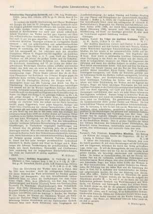 205 [Rezension] Waldburger, Aug., Schweizerische Theologische Zeitschrift. 32. Jahrg. 1915